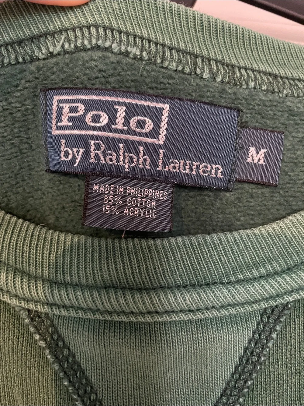 Vintage 90s Polo Ralph Lauren Indian Springs Crewneck sweatshirt.